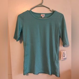 Lula Roe- Gigi XS top. Blue